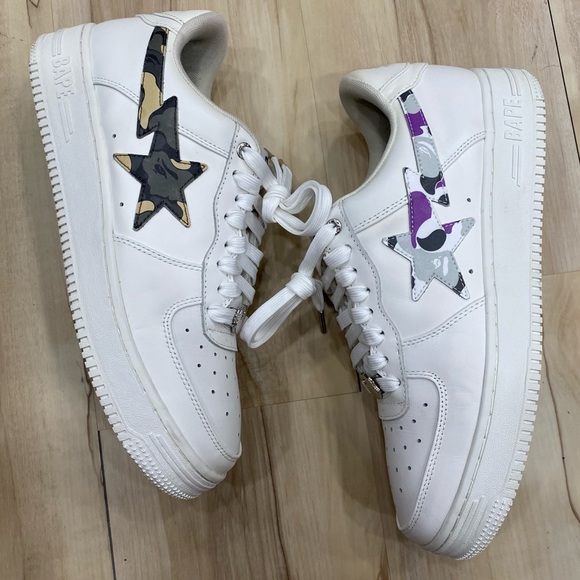 Bape Sta White Multi Camo size 11 - Picture 1 of 11